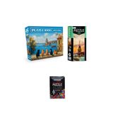 Neverland 1000 PARÇA PUZZLE KIZ KULESİ KEDİLERİ VE 230 PARÇA KIZ KULESİ VE PUZZLE YAPIŞTIRICISI