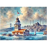 Neverland 1000 Parça Puzzle - Kız Kulesi