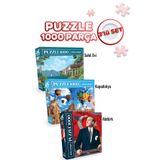 Neverland 3 ADET 1000 PARÇA PUZZLE - ATATÜRK VE SAHİL EVİ VE KAPADOKYA