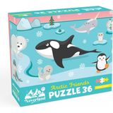Neverland 36 Parça Çocuk Puzzle - Arctıc Frıends (Kutup Arkadaşları)
