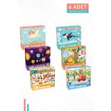 Neverland 6 FARKLI 36 PARÇA VE 60 PARÇA ÇOCUK PUZZLE