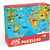 Neverland 60 Parça Çocuk Puzzle - World Dıscover (Dünyayı Keşfet)