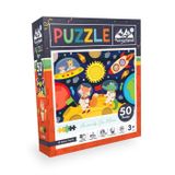 Neverland Jigsaw Animals On Moon 50 Pieces Ay Hayvanları Puzzle