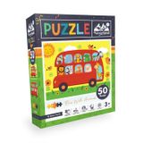 Neverland Jigsaw Bus With Animals 50 Pieces Hayvanlarla Otobüs Puzzle