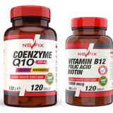 Nevfix B12 Folic Acid&biotin 120 Tablet Coenzyme 200 Mg 120 Tablet