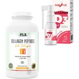 Nevfix Balık Collagen Tip 1-3 300 Tablet & Vitamin D3 400 Iu 20 ml