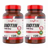 Nevfix Biotin 5000 mcg 2x120 Tablet
