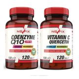 Nevfix Coenzyme Q10 200 mg 120 Tablet + Vitamin C Quercetin 120 Tablet