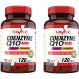 Nevfix Coenzyme Q10 200 Mg Koenzim Resveratrol Karamuk (2 Kutu) 120 Tablet