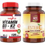 Nevfix Ester C Vitamini Kara Mürver 60 Tablet & Ester C Vitamini Kara Mürver 60 Tablet