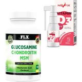 Nevfix Glukozamin Kondroitin Msm 180 Tablet & Vitamin D3 400 Iu 20 ml