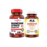 Nevfix Magnesium Citrate 120 Tablet + Flx Quercetin Ester C 60 Tablet