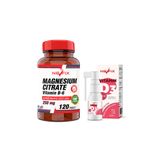 Nevfix Magnesium Citrate Vitamin B6 120 Tablet + Nevfix Vitamin D3 400 IU 20 ml Sprey