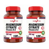 Nevfix Magnesium Citrate Vitamin B6 2x120 Tablet