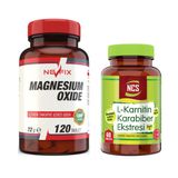 Nevfix Magnesium Oxide 250 mg 120 Tablet + Ncs L-Karnitin Karabiber 60 Tablet