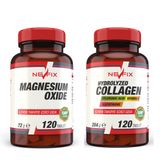 Nevfix Magnezyum 250 mg 120 Tablet Collagen 1000 mg 120 Tablet
