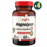 Nevfix Magnezyum Kedi Otu Passiflora 4x60 Tablet
