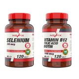 Nevfix Selenium 200 mcg 120 Tablet + Vitamin B12 Folic Acid Biotin 120 Tablet