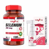Nevfix Selenyum 200 Mcg 120 Tablet & Nevfix Vitamin D3 Sıvı Sprey