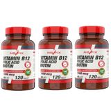 Nevfix Vitamin B12 Folic Acid Biotin 3x120 Tablet