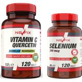 Nevfix Vitamin C 1000 mg 120 Tablet + Selenyum 200 Mcg 120 Tablet