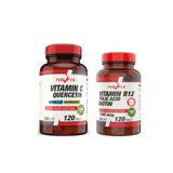 Nevfix Vitamin C Quercetin 120 Tablet + Vitamin B12 Folic Acid Biotin 120 Tablet