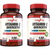 Nevfix Vitamin C Quercetin Bromelain 120 Tablet 2 Kutu İçeren Besin Takviyesi