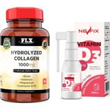 Nevfix Vitamin D3 400 Iu 20 ml & Collagen Coenzyme 60 Tablet