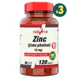 Nevfix Zinc Çinko Pikolinat 120 Tablet 3 Adet