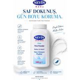 Nevin Bebek ve Yetişkin Nem Önleyici Pudra 180 gr - Pişik Karşıtı Hassas Cilt Koruyucu Bakım Pudrası - 180 GRAM