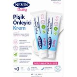 Nevin Kantaron Yağlı Pişik Önleyici Krem 2'li Set - Bebek ve Yetişkin Hassas Cilt Onarıcı Ekonomik Paket