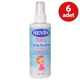 Nevin Kolay Tarama Saç Spreyi Panthenol Özlü 200 ml - 6 Adet