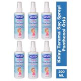 Nevin Kolay Tarama Saç Spreyi Panthenol Özlü 200Ml 6 Adet