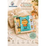 nevrankids 3'lü Kutulu Mama Önlüğü Bebek Hediye Seti Su Geçirmez Önlük Seti