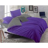 Nevresim Avm Pamuk Ranforce Çift Kişilik Nevresim Takımı - 200 x 220 cm - Mürdüm