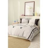 Nevresim Takımı Çift Kişilik Pamuklu Saten Kumaş 6 Parça 3D Dijital Baskı Duvet Cover Set Mode