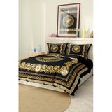 Nevresim Takımı Çift Kişilik Pamuklu Saten Kumaş 6 Parça 3D Dijital Baskı Duvet Cover Set Model No:108