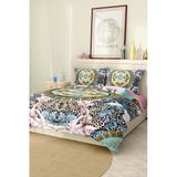 Nevresim Takımı Çift Kişilik Pamuklu Saten Kumaş 6 Parça 3D Dijital Baskı Duvet Cover Set Model No:116