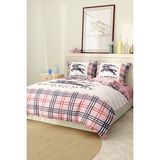 Nevresim Takımı Çift Kişilik Pamuklu Saten Kumaş 6 Parça 3D Dijital Baskı Duvet Cover Set Model No:11