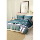 Nevresim Takımı Çift Kişilik Pamuklu Saten Kumaş 6 Parça 3D Dijital Baskı Duvet Cover Set Model No:15