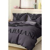 Nevresim Takımı Çift Kişilik Pamuklu Saten Kumaş 6 Parça 3D Dijital Baskı Duvet Cover Set Model No:1