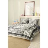 Nevresim Takımı Çift Kişilik Pamuklu Saten Kumaş 6 Parça 3D Dijital Baskı Duvet Cover Set Model No:46