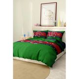 Nevresim Takımı Çift Kişilik Pamuklu Saten Kumaş 6 Parça 3D Dijital Baskı Duvet Cover Set Model No:49
