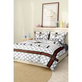 Nevresim Takımı Çift Kişilik Pamuklu Saten Kumaş 6 Parça 3D Dijital Baskı Duvet Cover Set Model No:58