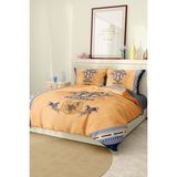 Nevresim Takımı Çift Kişilik Pamuklu Saten Kumaş 6 Parça 3D Dijital Baskı Duvet Cover Set Model No:60