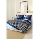 Nevresim Takımı Çift Kişilik Pamuklu Saten Kumaş 6 Parça 3D Dijital Baskı Duvet Cover Set Model No:6