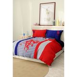 Nevresim Takımı Çift Kişilik Pamuklu Saten Kumaş 6 Parça 3D Dijital Baskı Duvet Cover Set Model No:86