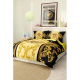 Nevresim Takımı Çift Kişilik Pamuklu Saten Kumaş 6 Parça 3D Dijital Baskı Duvet Cover Set Model No:94