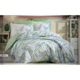 Nevresim Takımı Ranforce Çift Kişilik IRMA AQUA - 200 x 220 cm - Avokado Yeşili