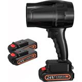NEVVALİFE Hava Üfleme Makinesi 1200MAH 24V Batarya Yüksek Hızlı Turbo Jet Siyah